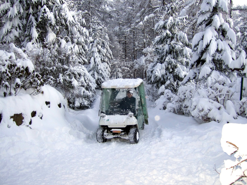 大雪のエクシブ蓼科